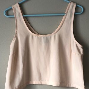 Silky crop style Top